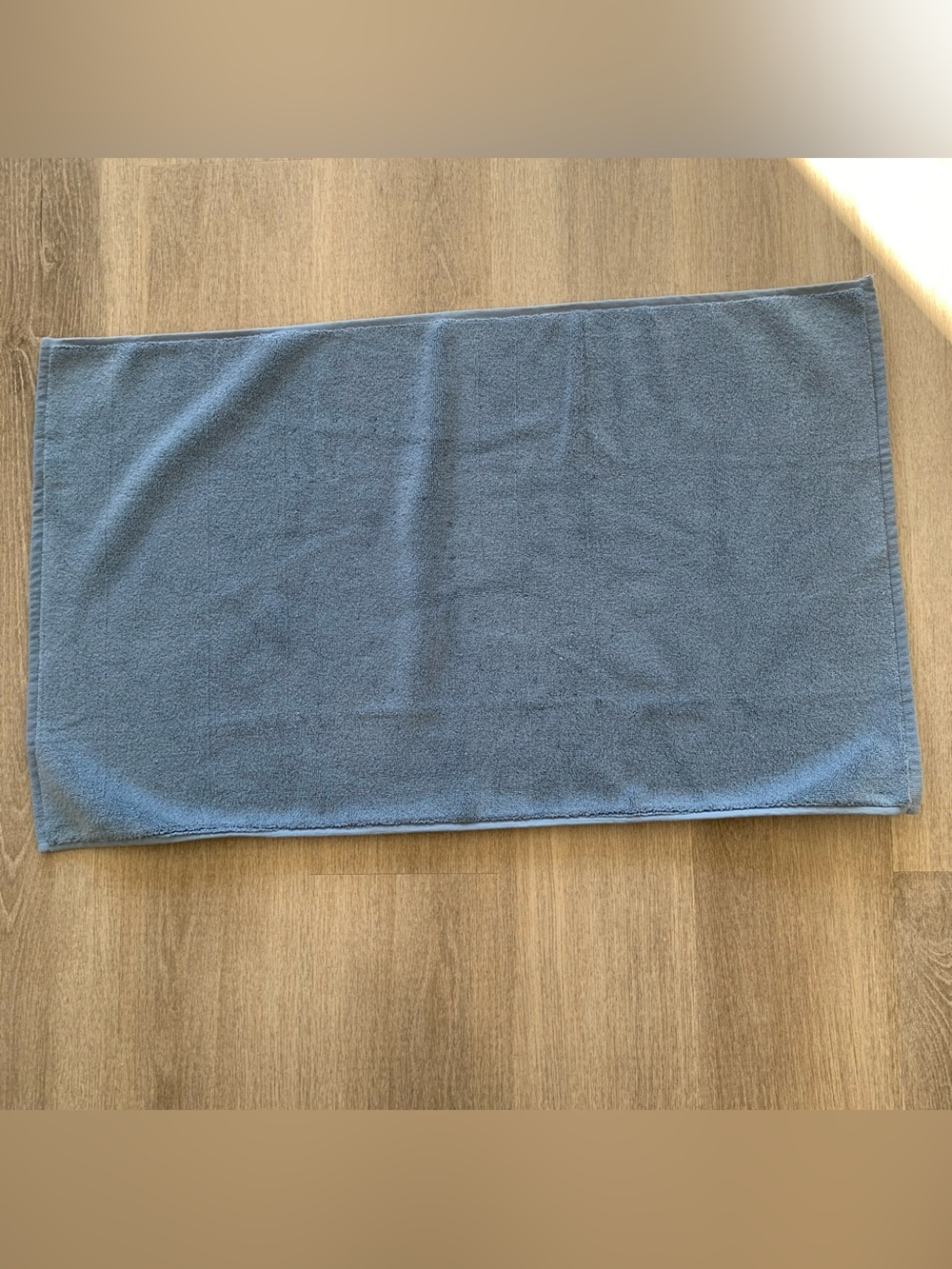 New $60 Hotel Collection Slate Blue Turkish Bath Mat